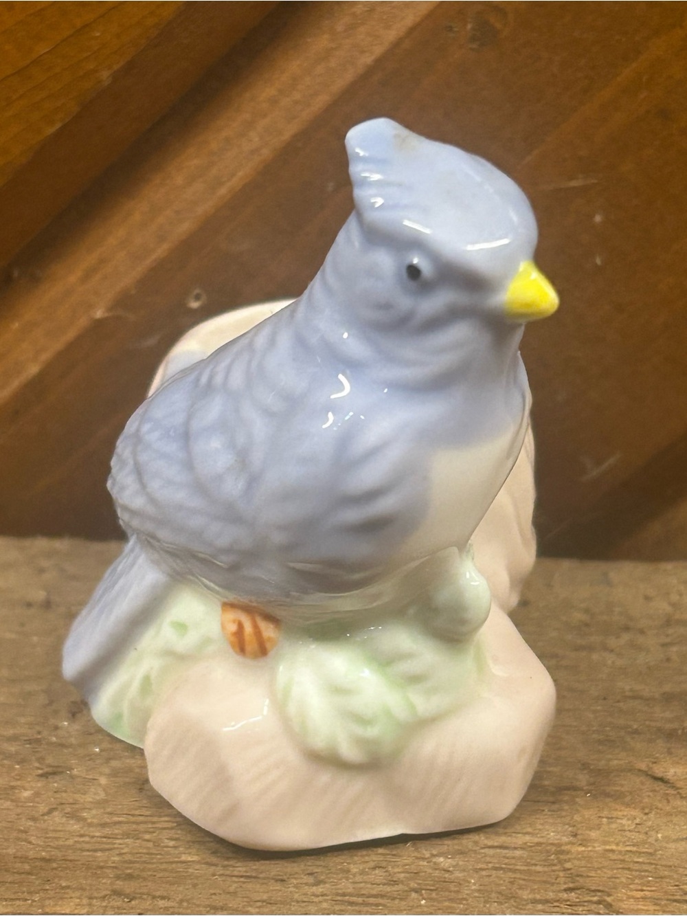 Vintage Blue Bird Porcelain Toothpick Holder/Planter - Picture 3 of 7